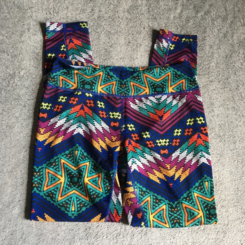 Zella Rainbow Aztec Leggings